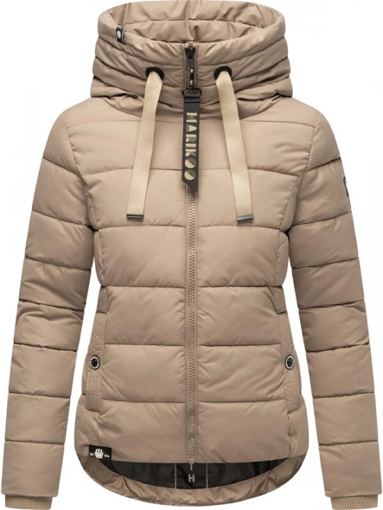 Foto van product MARIKOO Winterjas 'Amayaa-1' donkerbeige