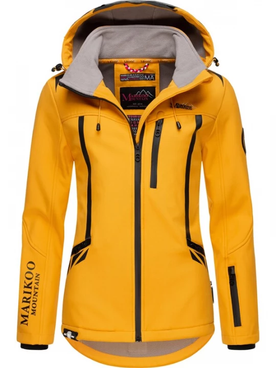 Foto van product MARIKOO Winterjas geel / zwart