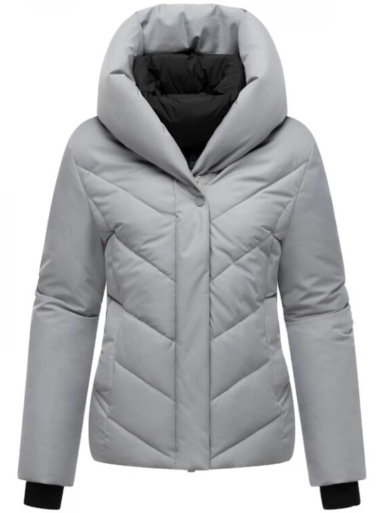 Foto van product MARIKOO Winterjas grijs / zwart