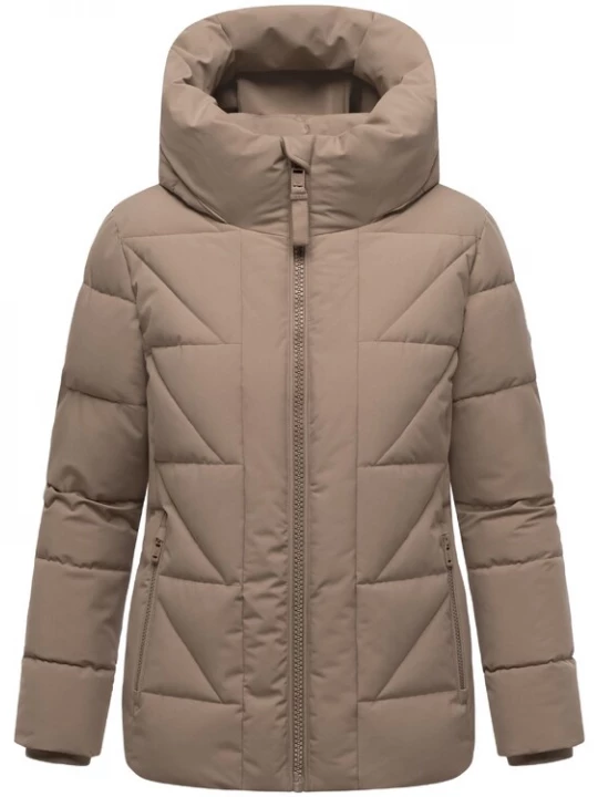 Foto van product MARIKOO Winterjas 'Kuschelnasee 16' cappuccino