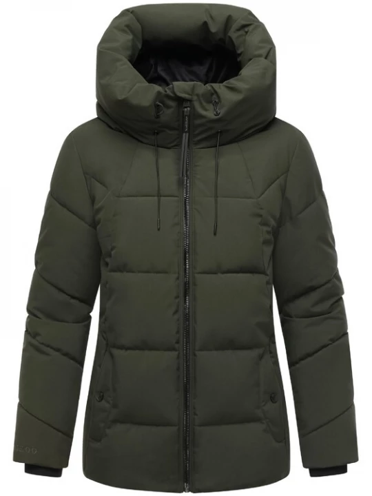 Foto van product MARIKOO Winterjas 'Kuscheltatze XVI' donkergroen
