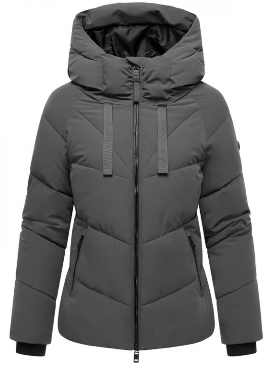 Foto van product MARIKOO Winterjas 'Kwamee 16' donkergrijs