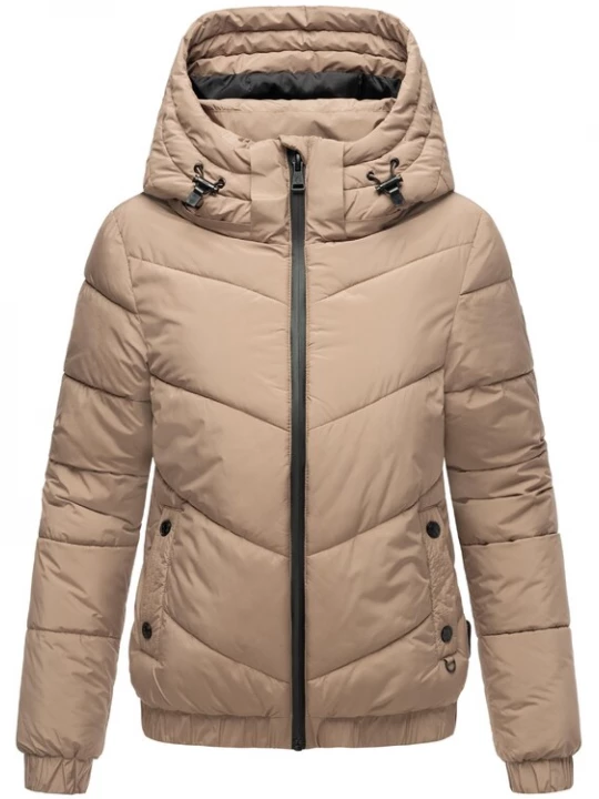 Foto van product MARIKOO Winterjas 'Nayanaa XVI' beige
