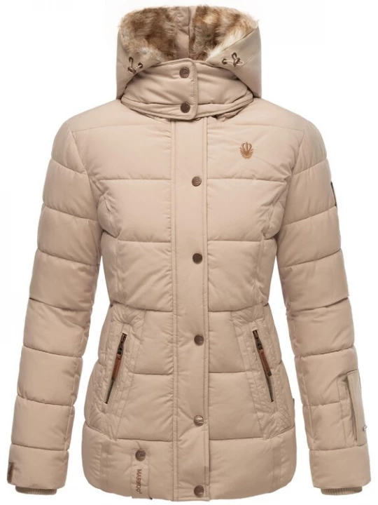 Foto van product MARIKOO Winterjas 'Nekoo' bruin / taupe