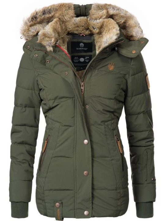 Foto van product MARIKOO Winterjas 'Nekoo' kaki