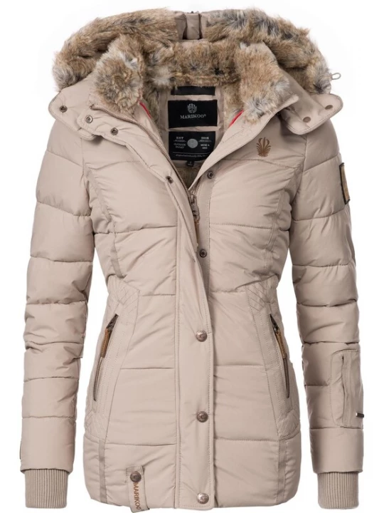 Foto van product MARIKOO Winterjas 'Nekoo' nude / bruin / donkerbruin
