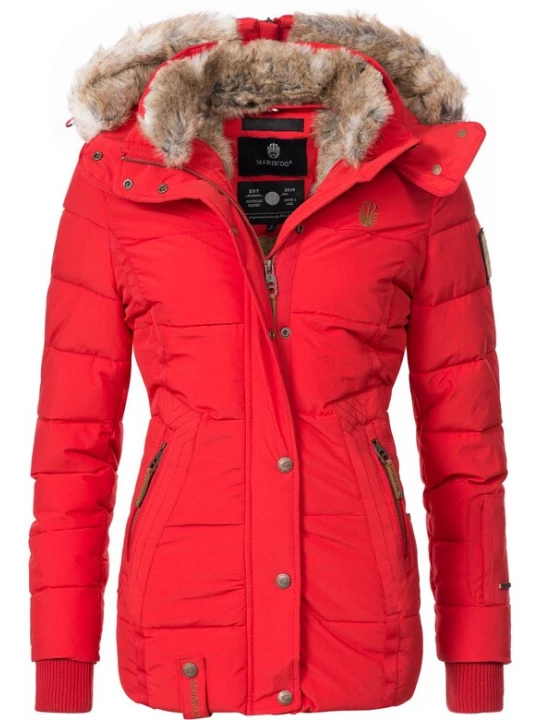 Foto van product MARIKOO Winterjas 'Nekoo' rood