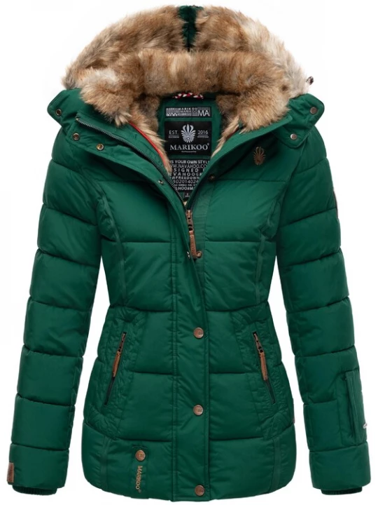 Foto van product MARIKOO Winterjas 'Nekoo' smaragd