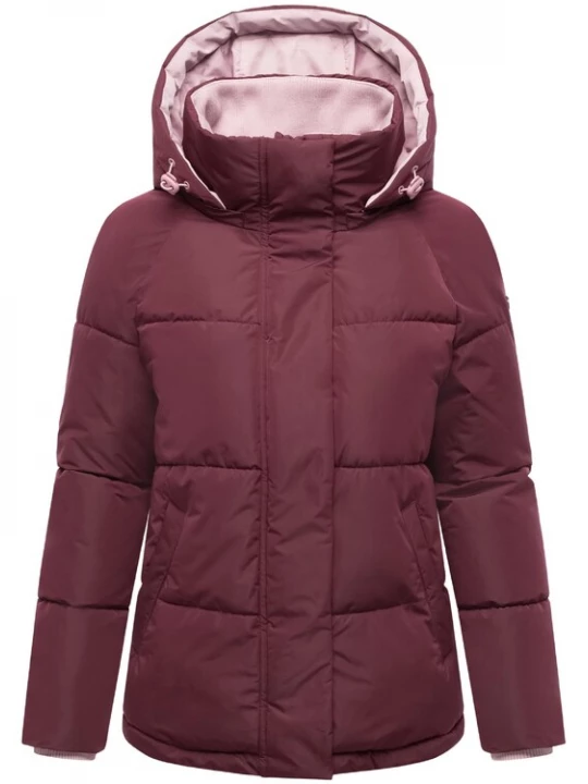 Foto van product MARIKOO Winterjas 'Omariaa 16' rosa / wijnrood
