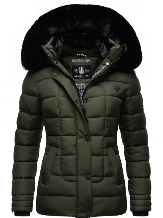 Foto van product MARIKOO Winterjas 'Qesraa' kaki