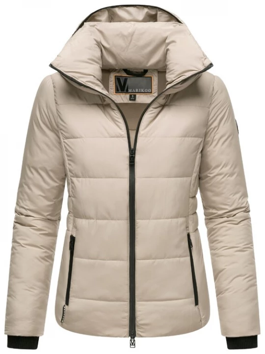 Foto van product MARIKOO Winterjas 'Radaa 16' beige / zwart