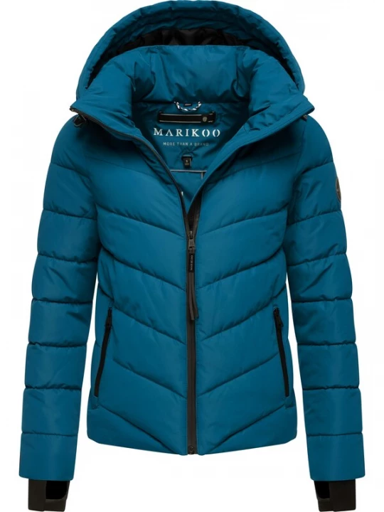 Foto van product MARIKOO Winterjas 'Samuiaa XVI' cyaan blauw