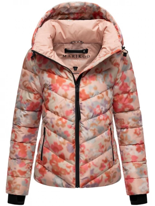 Foto van product MARIKOO Winterjas 'Samuiaa XVI' nude / groen / mintgroen / oranje
