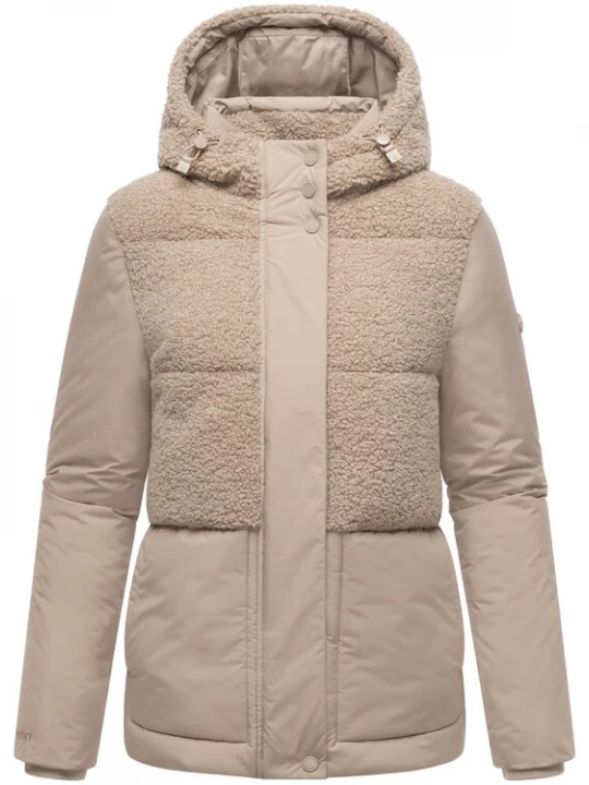 Foto van product MARIKOO Winterjas 'Sheeta 16' beige