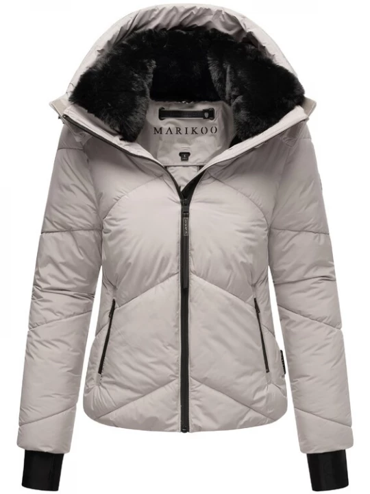 Foto van product MARIKOO Winterjas 'Simaraa XVI' grijs