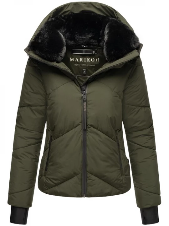 Foto van product MARIKOO Winterjas 'Simaraa XVI' olijfgroen