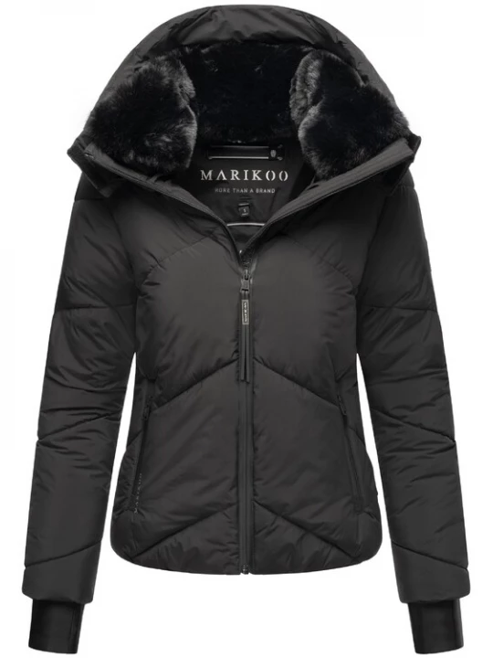 Foto van product MARIKOO Winterjas 'Simaraa XVI' zwart