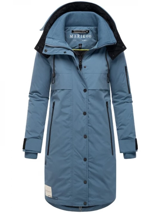 Foto van product MARIKOO Wintermantel 'Anoukaa 16' blauw / wit