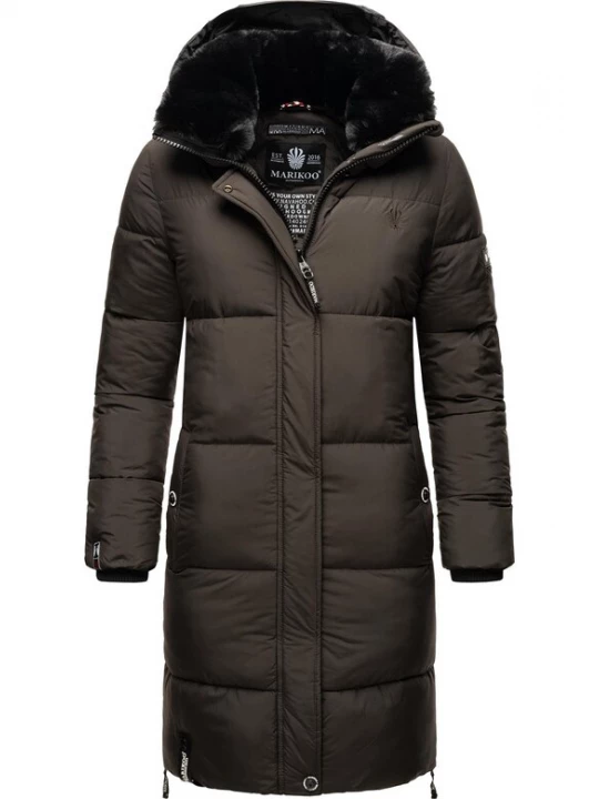Foto van product MARIKOO Wintermantel antraciet