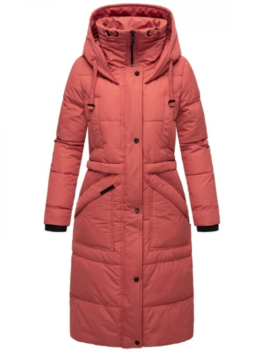 Foto van product MARIKOO Wintermantel 'Ayumii' rosa / zwart
