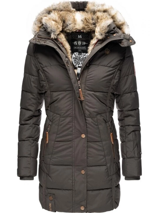 Foto van product MARIKOO Wintermantel basaltgrijs