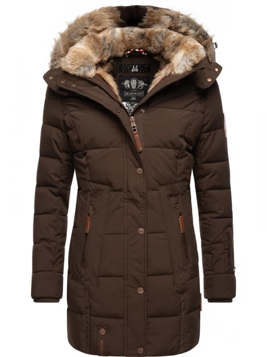 Foto van product MARIKOO Wintermantel beige / bruin