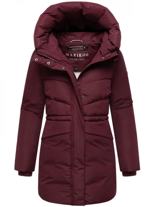Foto van product MARIKOO Wintermantel 'Delilah 16' bordeaux
