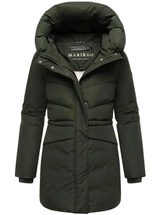 Foto van product MARIKOO Wintermantel 'Delilah 16' donkergroen