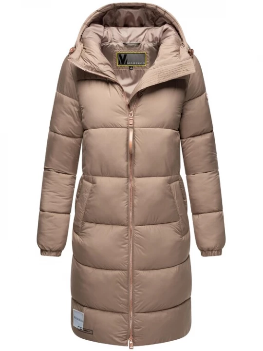 Foto van product MARIKOO Wintermantel donkerbeige