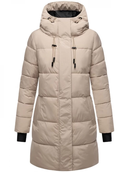 Foto van product MARIKOO Wintermantel 'Kaituu XVI' beige