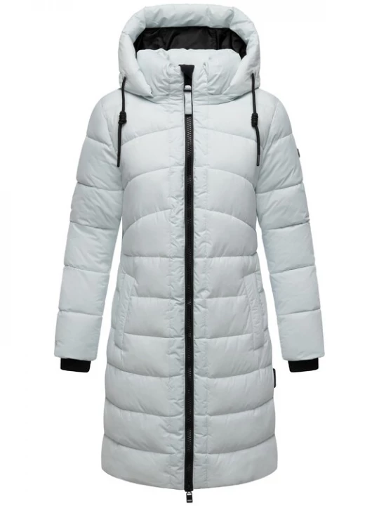 Foto van product MARIKOO Wintermantel 'Kaltnäschen 16' zwart / wit