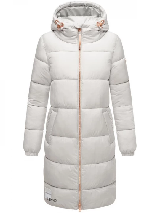 Foto van product MARIKOO Wintermantel lichtgrijs