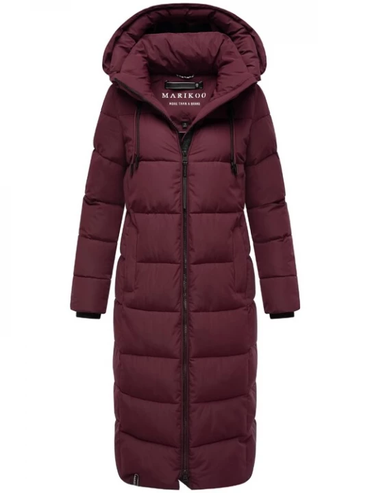 Foto van product MARIKOO Wintermantel 'Nadeshikoo XVI' bordeaux