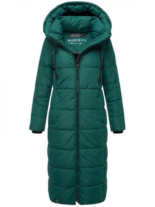 Foto van product MARIKOO Wintermantel 'Nadeshikoo XVI' smaragd