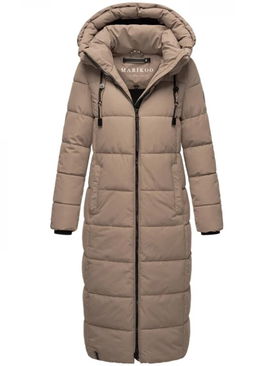 Foto van product MARIKOO Wintermantel 'Nadeshikoo XVI' taupe