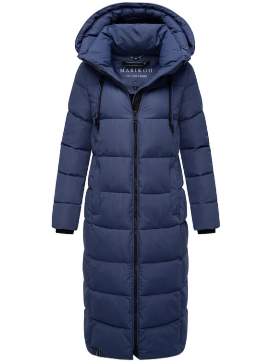 Foto van product MARIKOO Wintermantel 'Nadeshikoo XVI' violetblauw