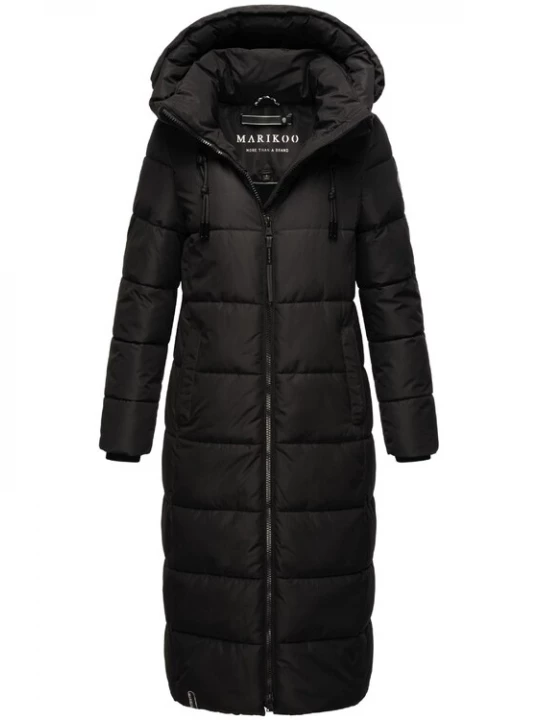 Foto van product MARIKOO Wintermantel 'Nadeshikoo XVI' zwart