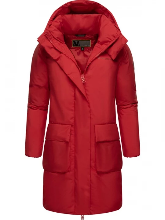 Foto van product MARIKOO Wintermantel 'Nanami 16' rood / zwart