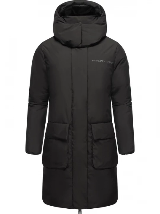 Foto van product MARIKOO Wintermantel 'Nanami 16' zwart