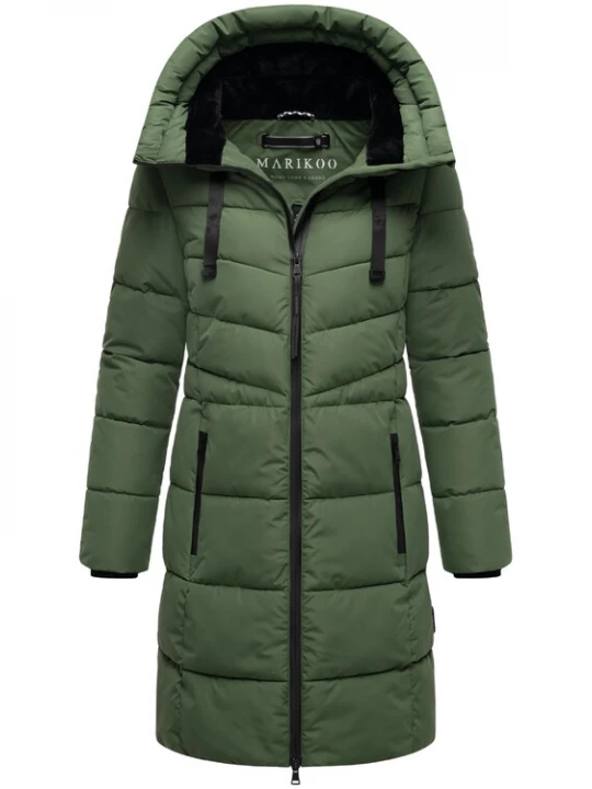 Foto van product MARIKOO Wintermantel 'Natsukoo XVI' groen