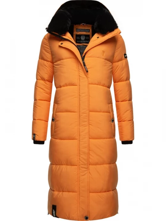Foto van product MARIKOO Wintermantel oranje / zwart