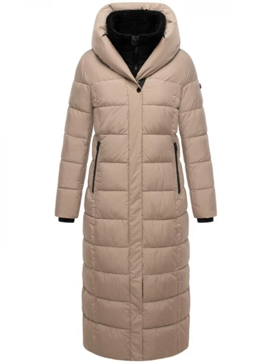 Foto van product MARIKOO Wintermantel 'Pakoraa 16' donkerbeige
