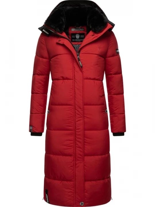 Foto van product MARIKOO Wintermantel robijnrood