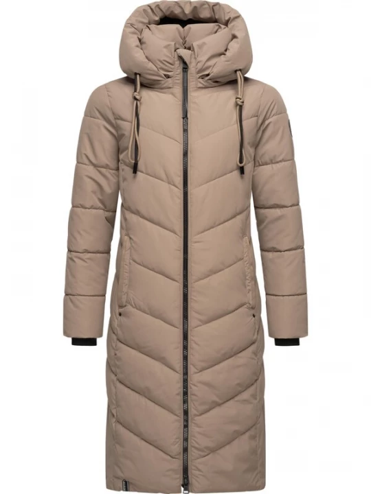 Foto van product MARIKOO Wintermantel 'Sahnekatzii XIV-1' donkerbeige