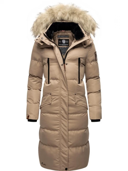 Foto van product MARIKOO Wintermantel 'Schneesternchen' beige