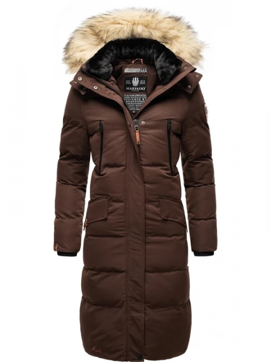 Foto van product MARIKOO Wintermantel 'Schneesternchen' bruin