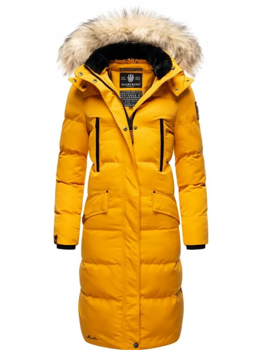 Foto van product MARIKOO Wintermantel 'Schneesternchen' geel