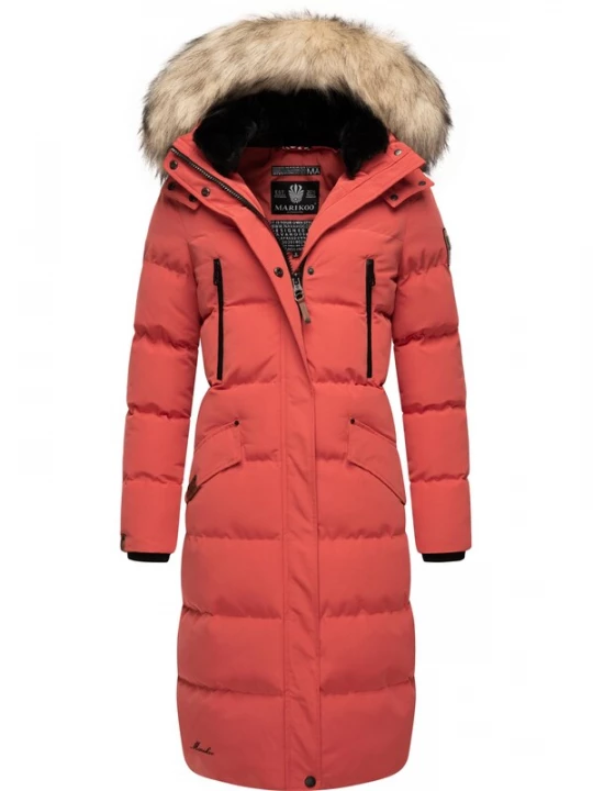 Foto van product MARIKOO Wintermantel 'Schneesternchen' grenadine / zwart