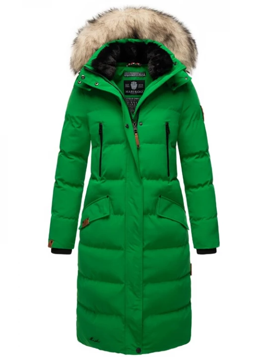 Foto van product MARIKOO Wintermantel 'Schneesternchen' groen
