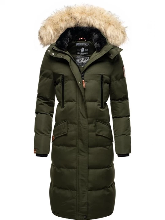 Foto van product MARIKOO Wintermantel 'Schneesternchen' groen